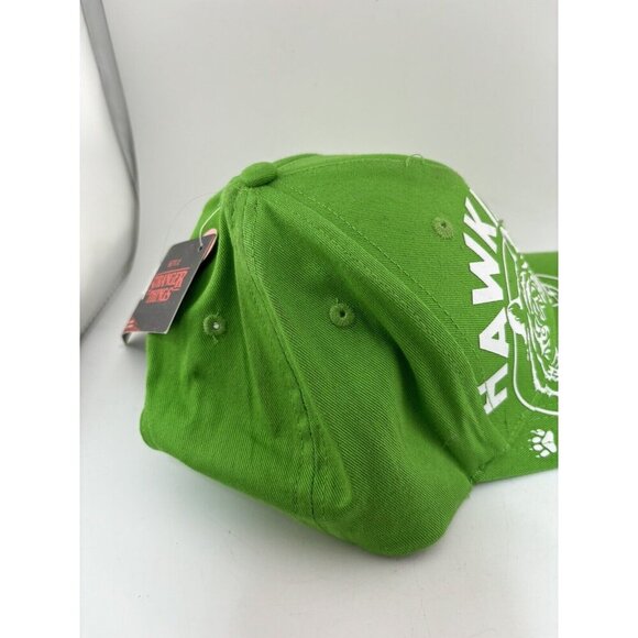 NEW WITH TAGS - Stranger Things Hawkins High School Green Cap - Picture 3 of 8